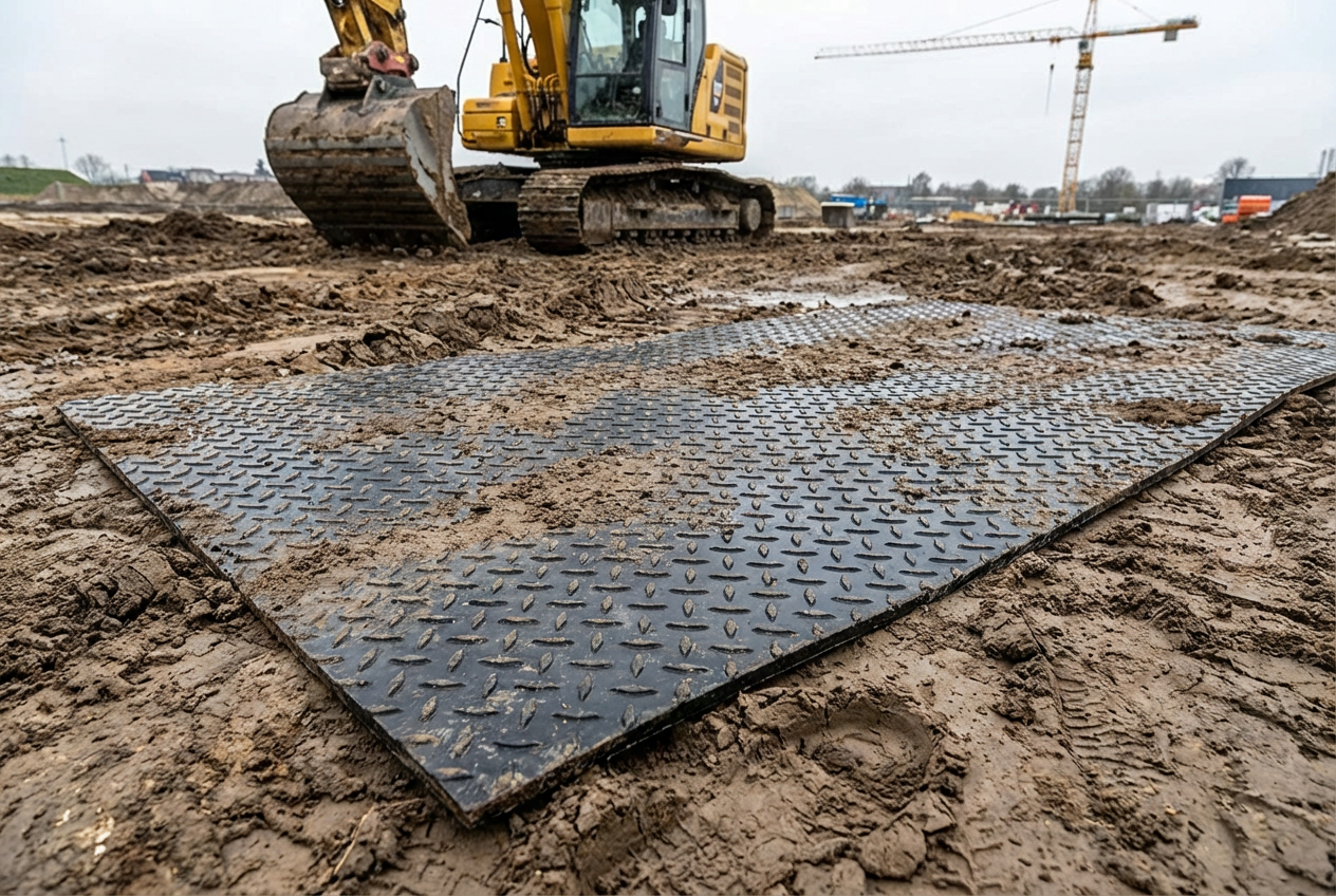 Tapete HDPE de Protección de Suelo 4x8